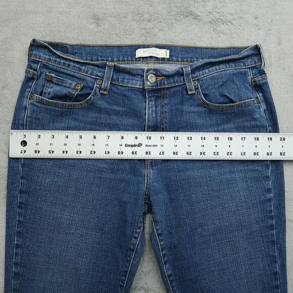 Levi's 515 Jeans Women's Size 12S Blue Mid-Rise Bootcut Denim Pants 28.5" Inseam - Picture 5 of 15